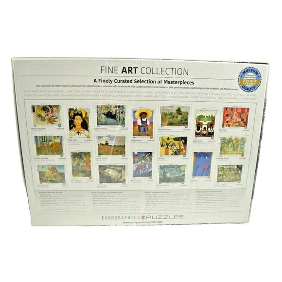 Eurographics Fine Art Collection Claude Monet Water Lilies 1000 pcs Puzzle New - Picture 2 of 6